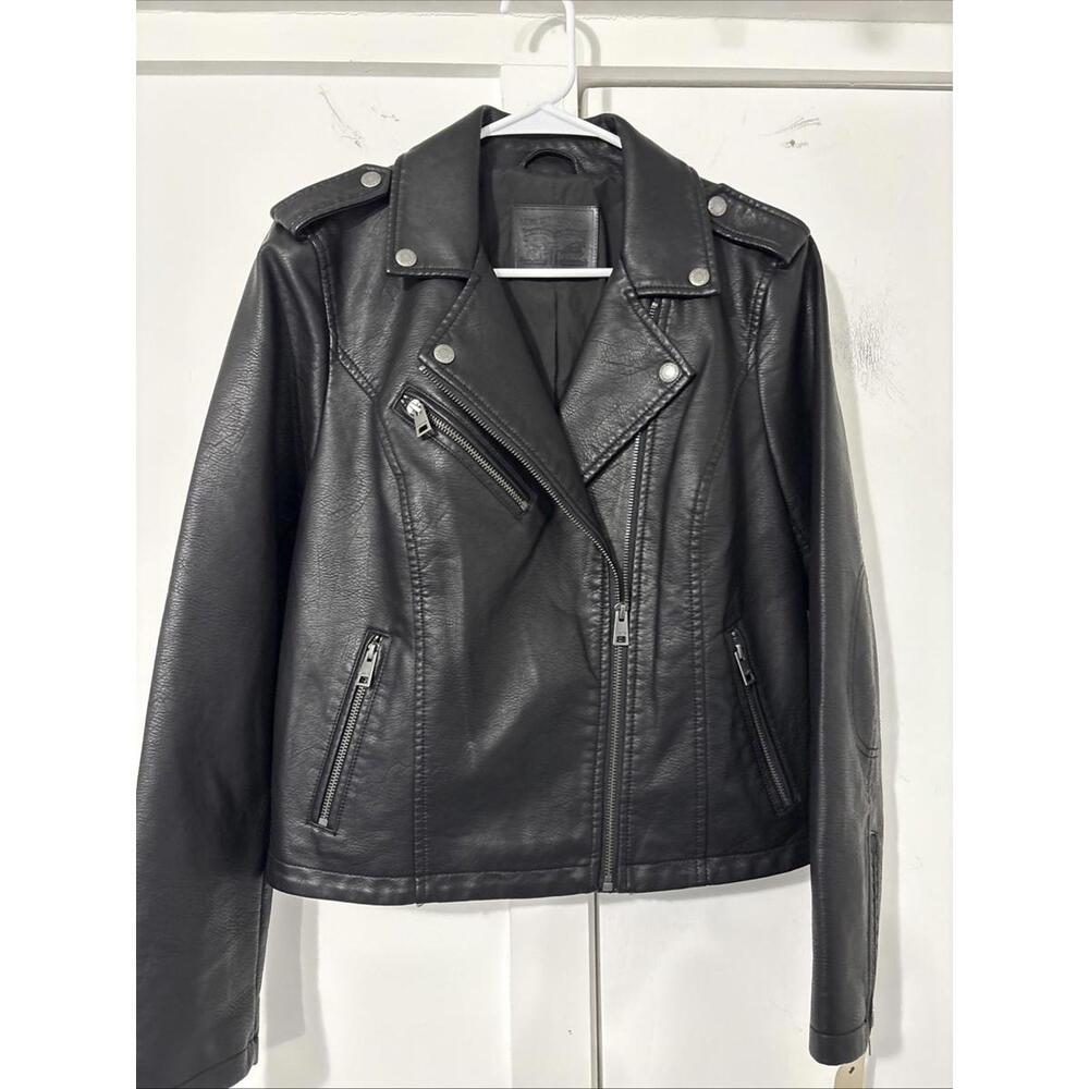 Levi's Black Leather Jacket